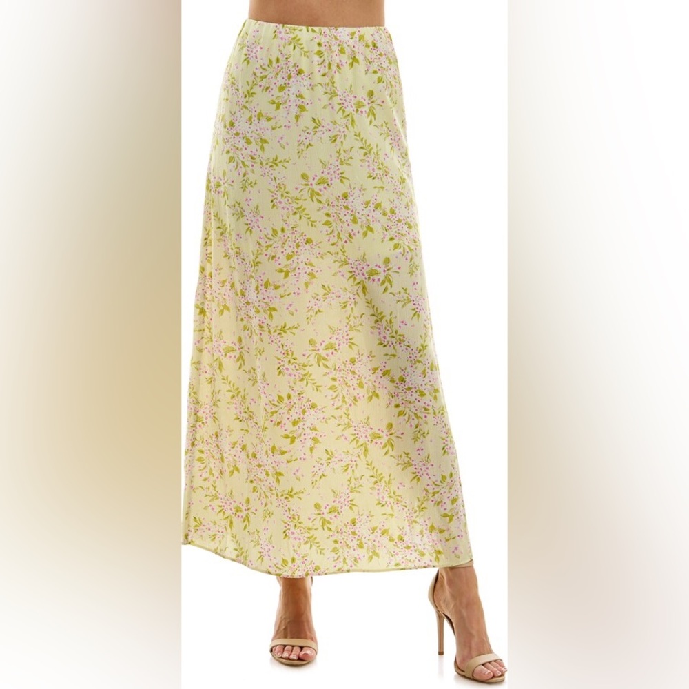 URBAN SOCIAL SIDE SLIT MAXI SKIRT